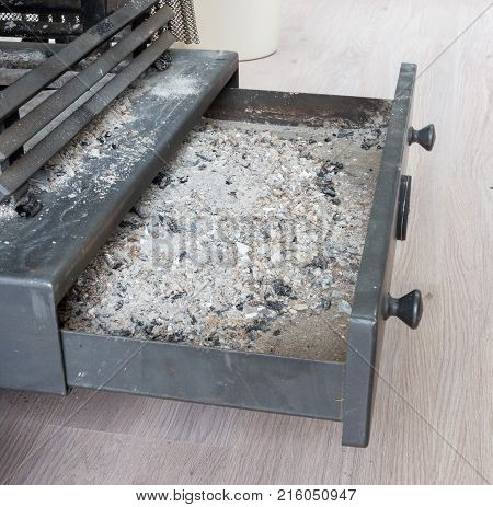 Ash In A Fireplace