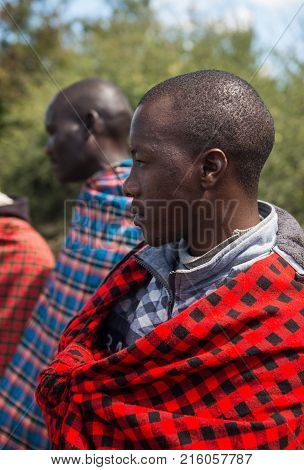 Young Man Of Masai Village, Kenia