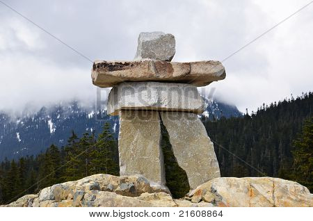 Inukshuk, Parque de Whistler, Canadá
