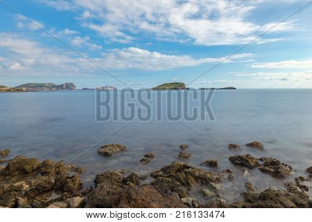 The Coast Of Des Canar In Ibiza, Balearic Islands