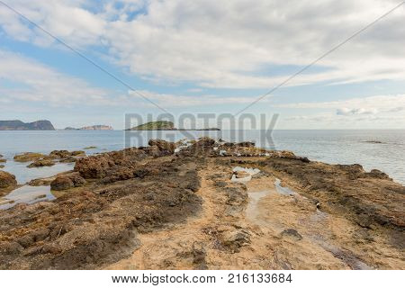 The Coast Of Des Canar In Ibiza, Balearic Islands