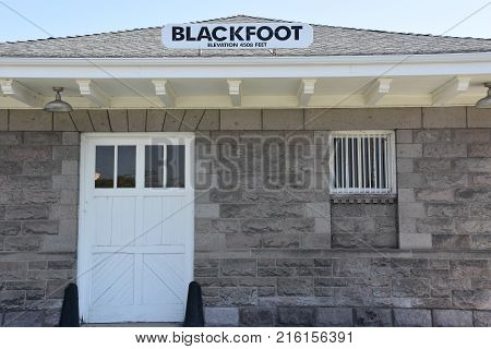 Blackfoot, Id - Aug 26: Idaho Potato Museum In Blackfoot, Idaho, As Seen On Aug 26, 2017.  The Museu