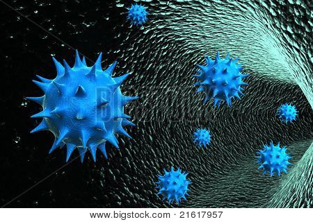 Virus kuvitus