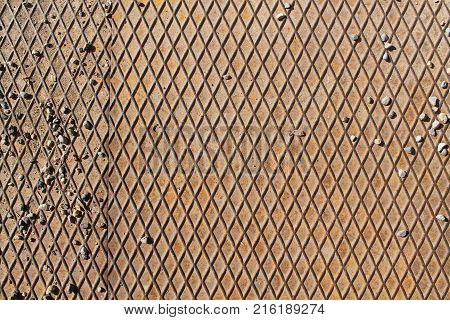 Iron Background rusty textured cracked surface for web site or mobile devices