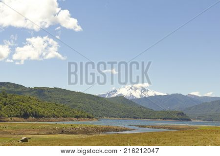 Lonquimay Volcano, In Bio Bio Region, Chile
