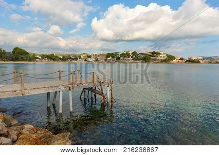 The Coast Of Des Canar In Ibiza, Balearic Islands