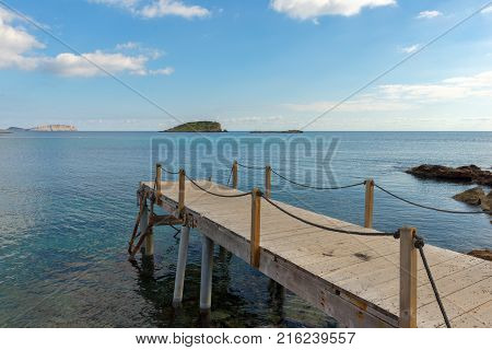 The Coast Of Des Canar In Ibiza, Balearic Islands