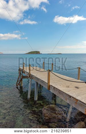 The Coast Of Des Canar In Ibiza, Balearic Islands
