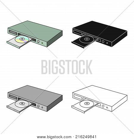 Player, single icon in cartoon style.Player vector symbol stock illustration .