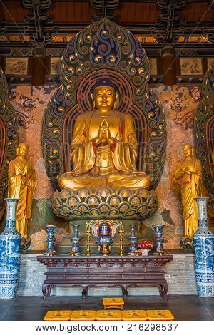 Giant Golden Buddha