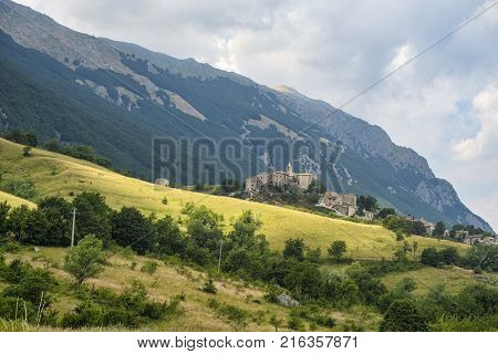 Mountain Landscape In Abruzzi At Summer
