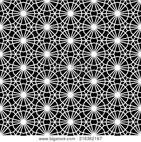 Seamless pattern on the basis of Japanese ornaments