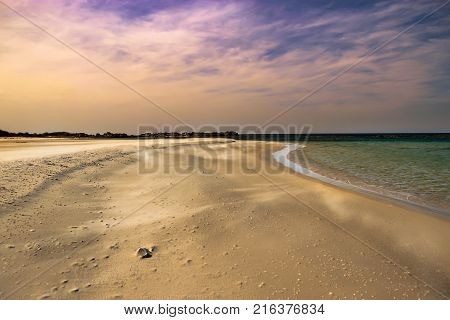 beautiful habonim beach in south of israel