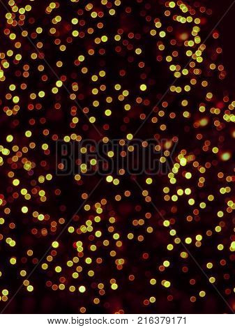 Christmas Ball Ornaments Decoration Hanging, Beautiful Christmas Balls Bokeh, Abstract Blurred Bokeh