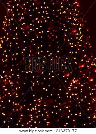 Christmas Ball Ornaments Decoration Hanging, Beautiful Christmas Balls Bokeh, Abstract Blurred Bokeh