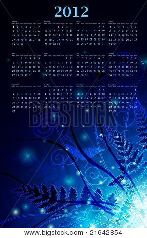 Magic Night-Wandkalender 2012