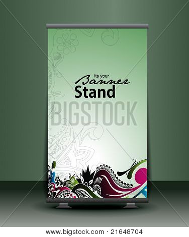 Stand Banner Vorlage