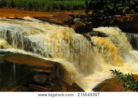 Kaeng sopha waterfall in Thung Salaeng Luang National Park Phitsanulok Thailand