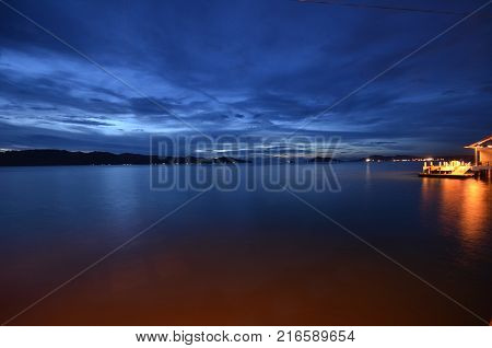 Beautiful Sea View At Sabah Island