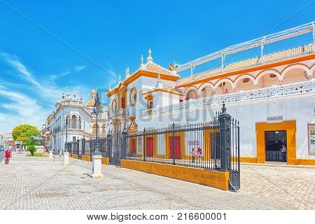 Panoramic View Of The Seville From The Observation Platform Metropol Parasol, Also Known As Las Seta