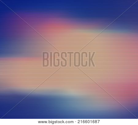 Abstract Color Blurred Background Parallel Horizontal Llines. Rhythm. Design Elements.