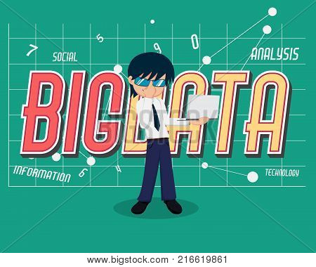 Salary Man 01 Big Data Analysis Information for technology