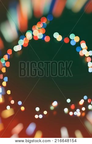 celebration Twinkly Lights and Stars Christmas Background