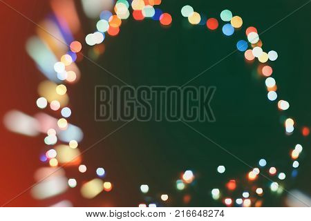 celebration Twinkly Lights and Stars Christmas Background