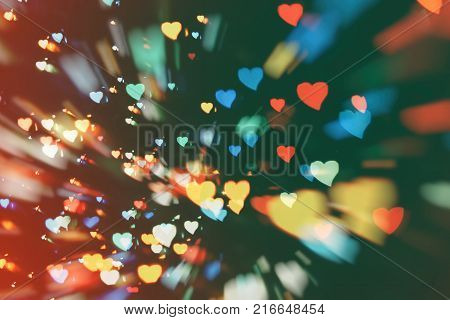 celebration Twinkly Lights and Stars Christmas Background