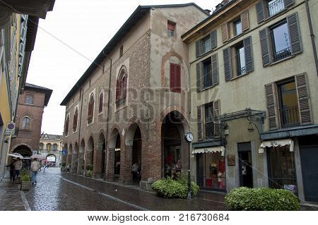 20 jun-2010-lodi-italy-The historical center of lodi a small city near Milan.Italy