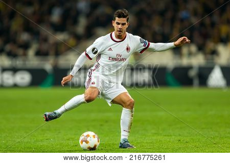 Uefa Europa League Game Between Aek Fc Vs Ac Milan