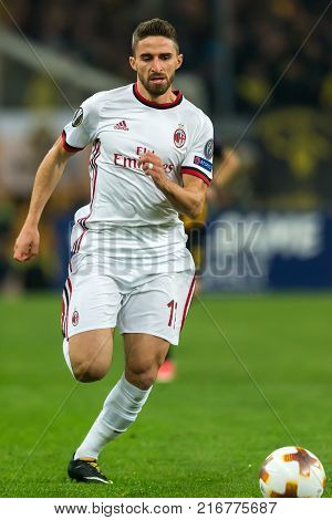 Uefa Europa League Game Between Aek Fc Vs Ac Milan