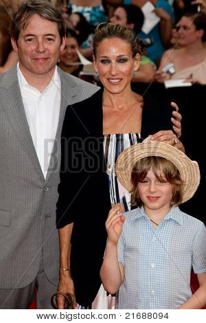 นิวยอร์ก NY - 11 กรกฎาคม: Matthew Broderick และ Sarah Jessica Parker