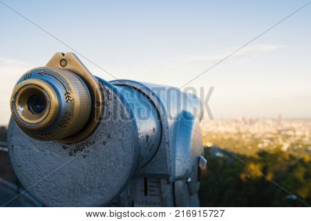 View Of Brisbane And Surrounding Suburbs From Mount Coot-tha During The Day