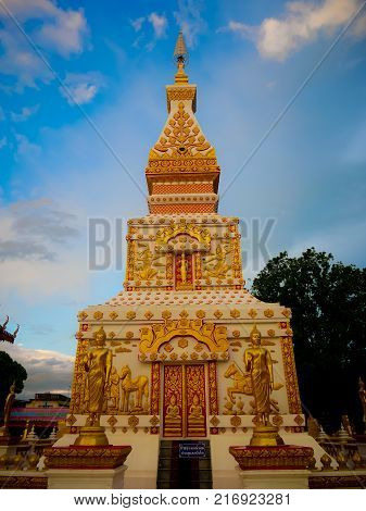 Wat Phra that Sri koon, temple, Nakhon Phanom, Thailand