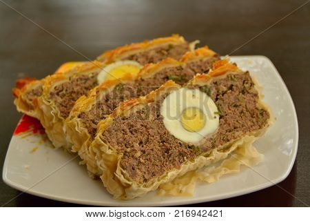 Romanian Easter Haggis from Lamb and Eggs