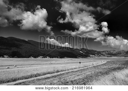 Mountain Landscape In Abruzzi At Summer