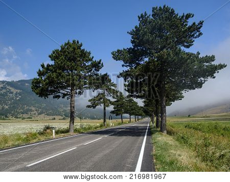 Mountain Landscape In Abruzzi At Summer