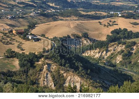 Mountain Landscape In Abruzzi At Summer