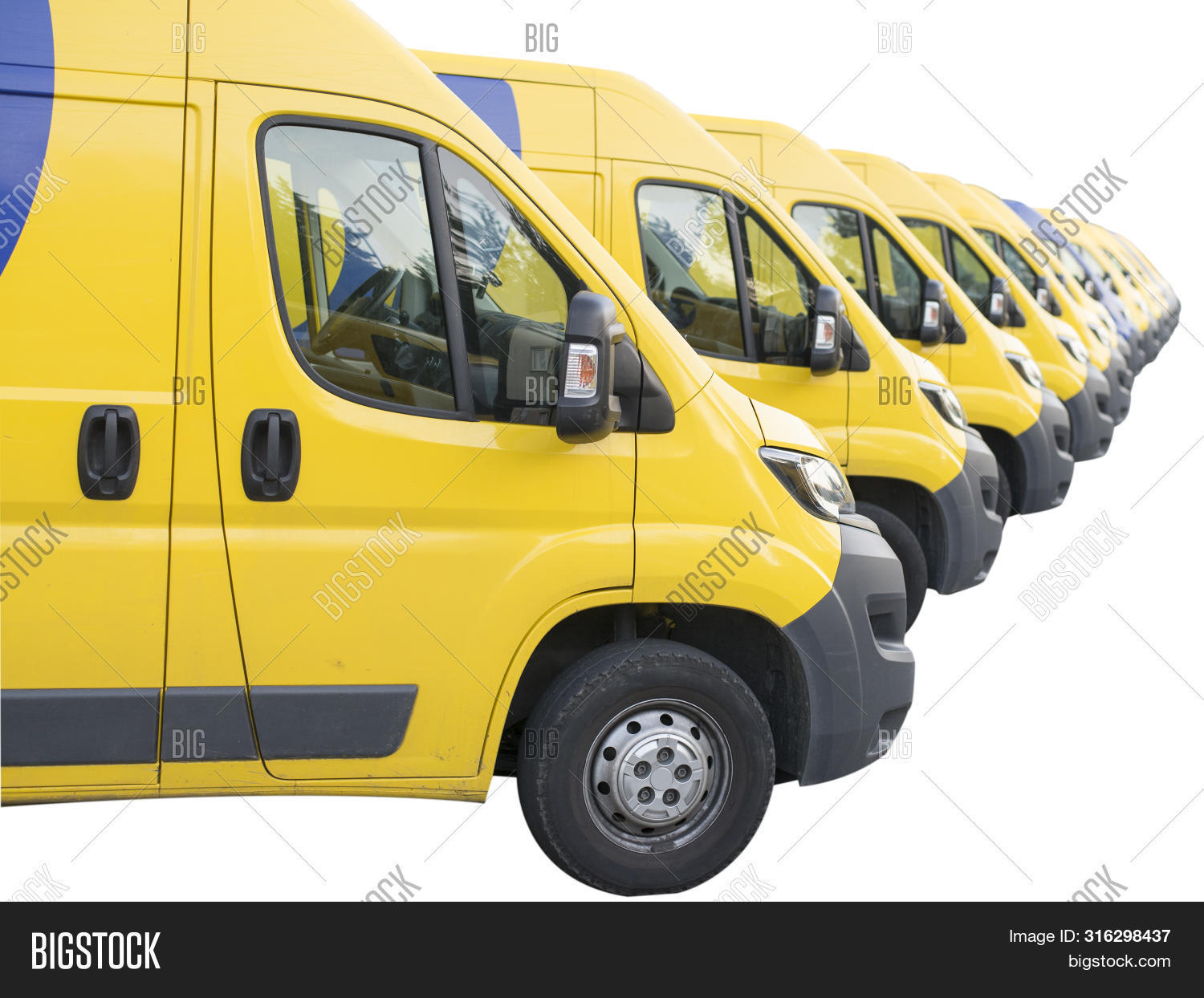 Yellow Vans Lined Image & Photo (Free Trial) Bigstock