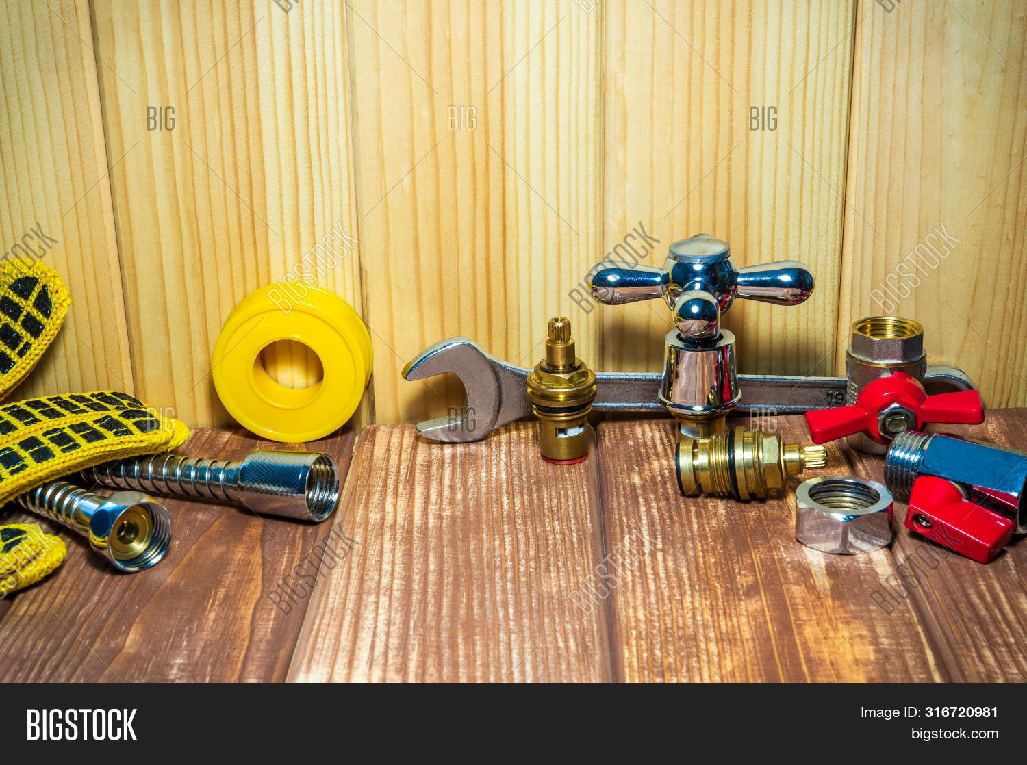 Plumbing Repair Image Photo Free Trial Bigstock