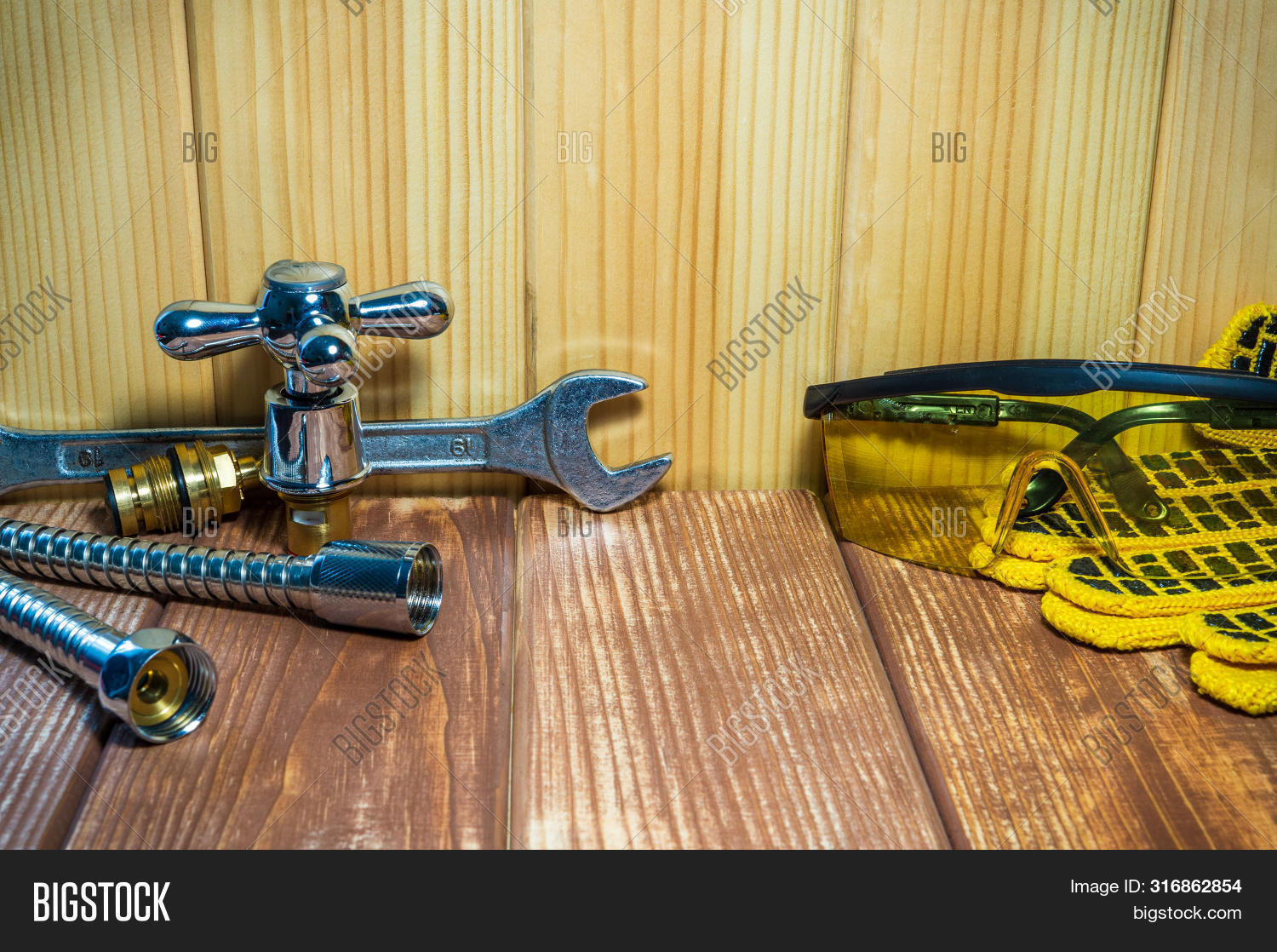 Plumbing Repair Image Photo Free Trial Bigstock