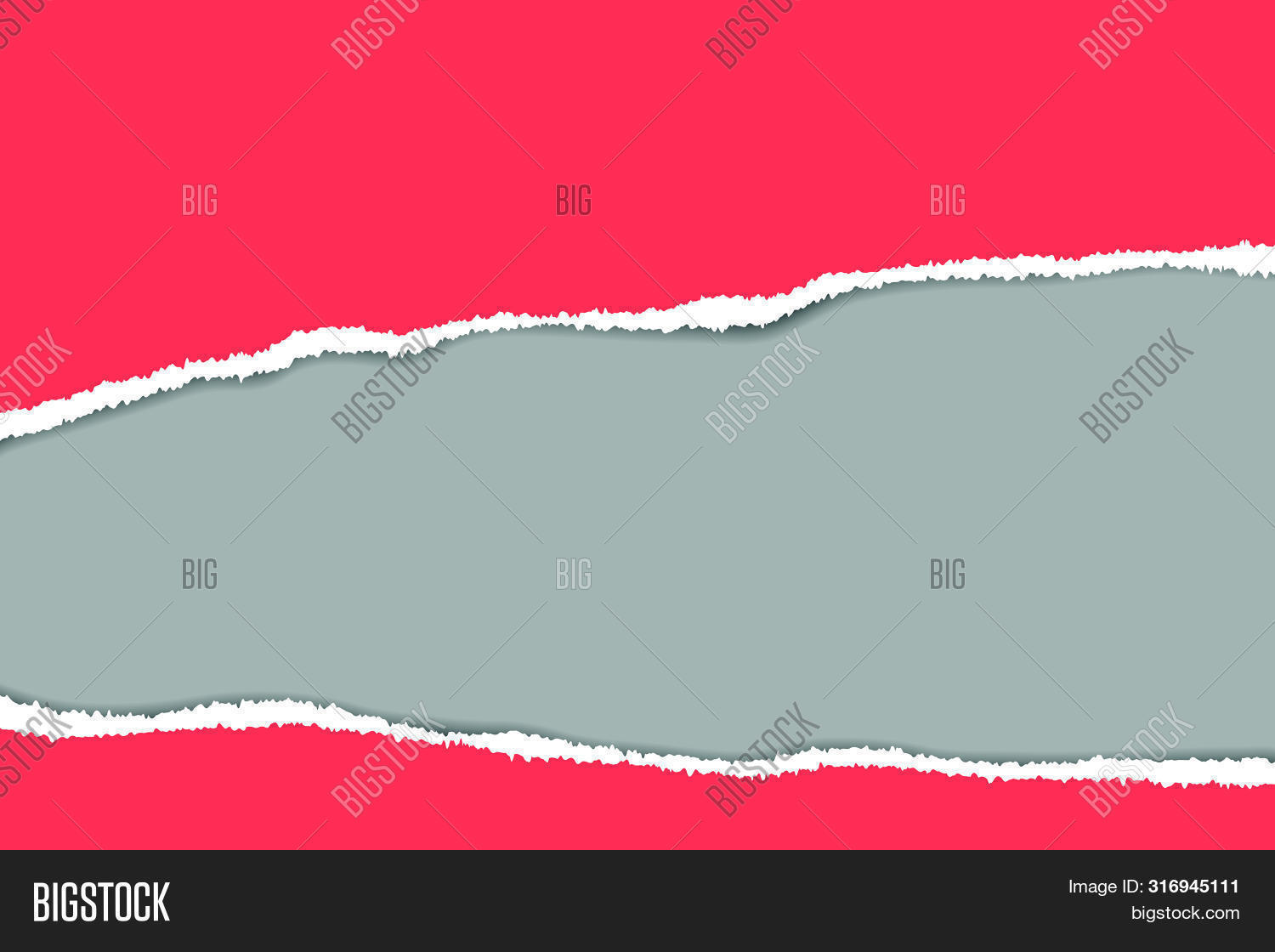 Ripped Paper. Vector Vector & Photo (Free Trial) | Bigstock