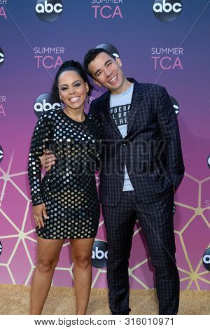 LOS ANGELES - AUG 15:  Amirah Vann, Conrad Ricamora at the ABC Summer TCA All-Star Party at the SOHO House on August 15, 2019 in West Hollywood, CA