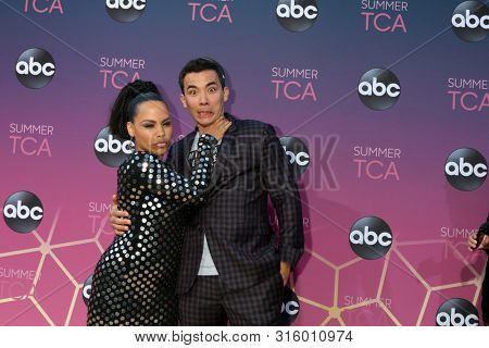 LOS ANGELES - AUG 15:  Amirah Vann, Conrad Ricamora at the ABC Summer TCA All-Star Party at the SOHO House on August 15, 2019 in West Hollywood, CA