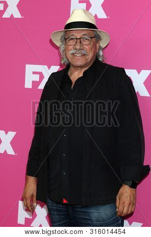 LOS ANGELES - AUG 6:  Edward James Olmos at the FX Networks Starwalk at Summer 2019 TCA at the Beverly Hilton Hotel on August 6, 2019 in Beverly Hills, CA