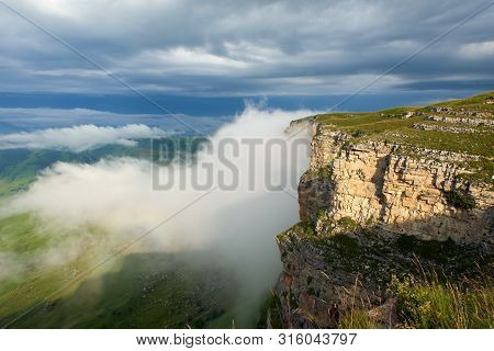 A Brocken Spectre, Also Called Brocken Bow Or Mountain Spectre