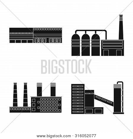 Vector Design Of Architecture And Technology Icon. Set Of Architecture And Building Vector Icon For 