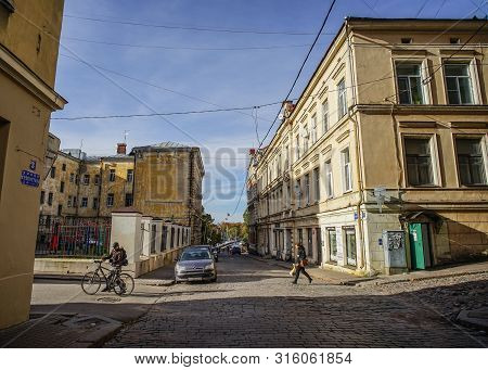 Old Buildings In Vyborg, Russia