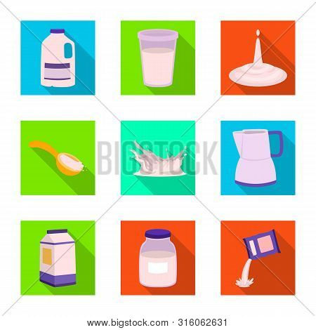 Vector Illustration Of Fresh And Diet Icon. Set Of Fresh And Healthy Vector Icon For Stock.